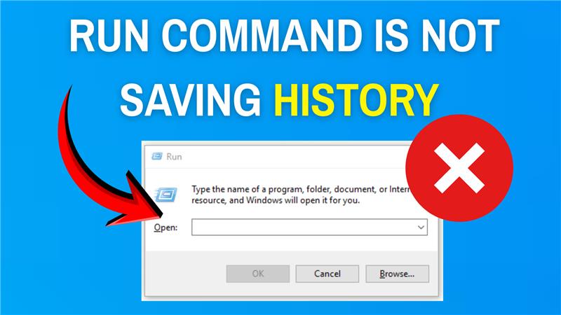 Run Command Is Not Saving History in Windows11