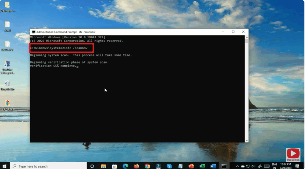 Run System File Checker