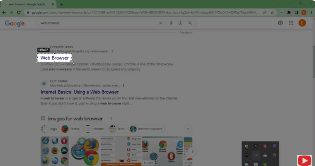 Take a Screenshot of the Font