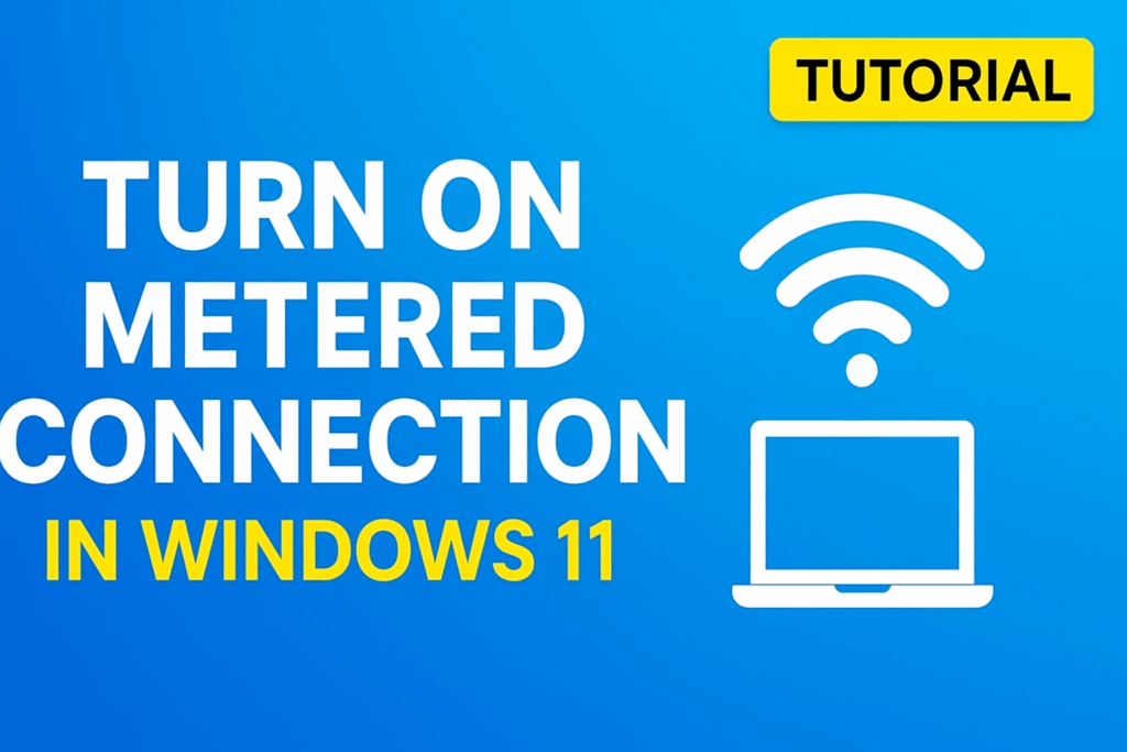 Turn On Metered Connection