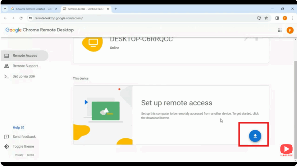 click on the Download button