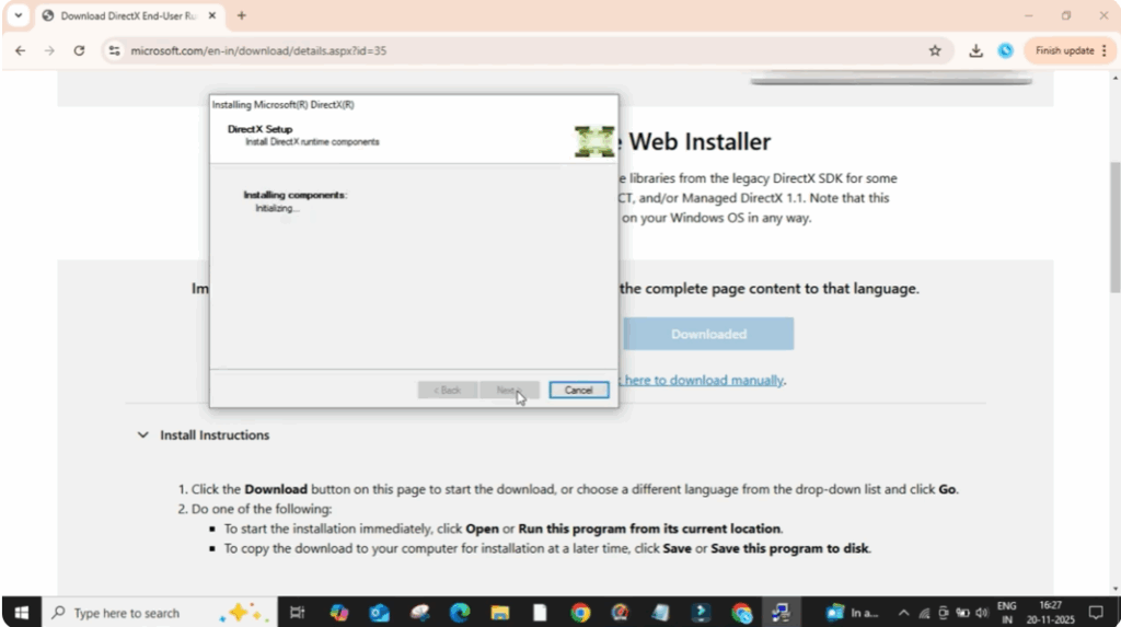 click on the download button