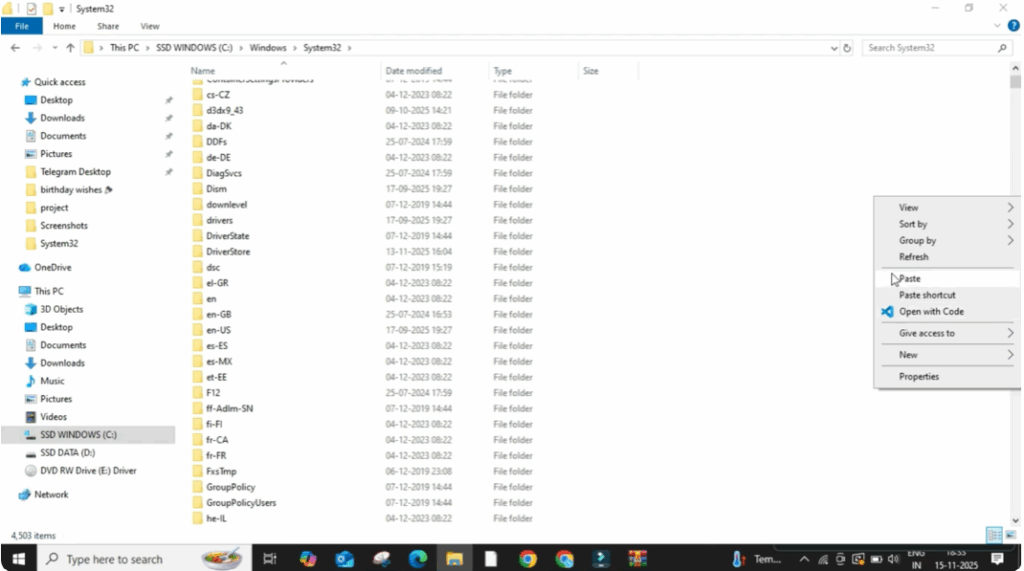 copy the Steam API files into your system folder.