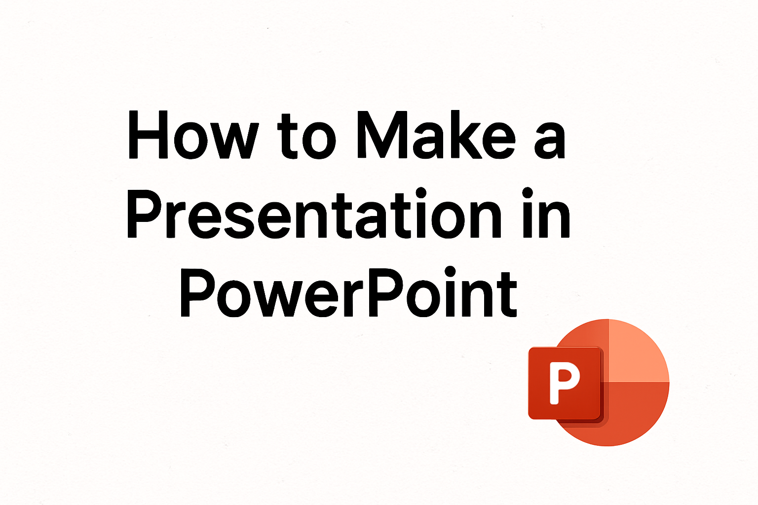 make presentation in power point