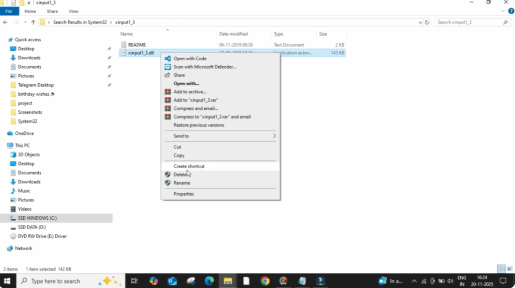 right-click and delete it