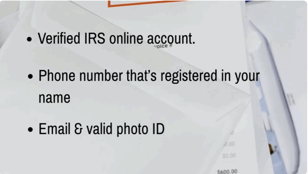 verified IRS online account