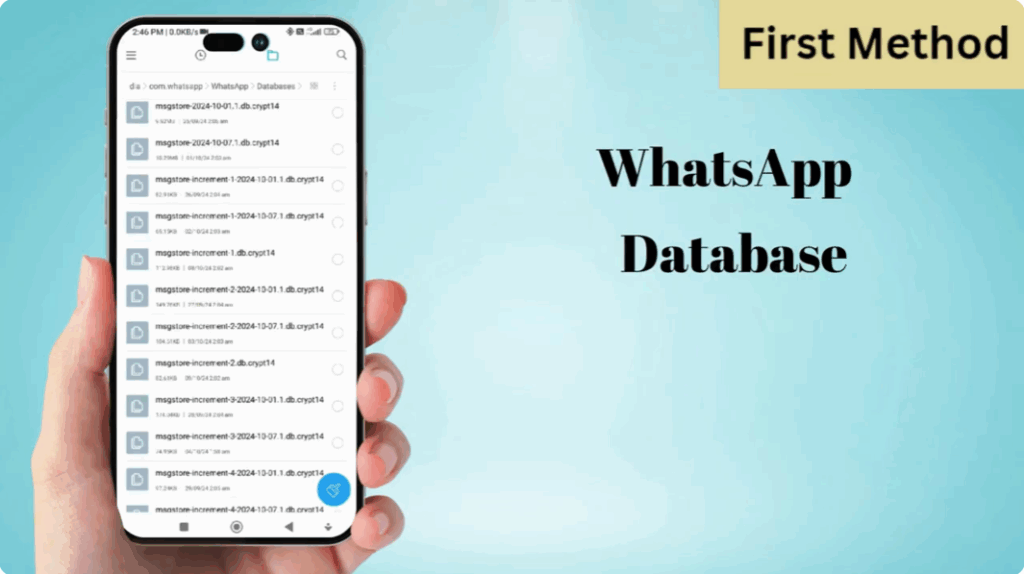 whatsapp database
