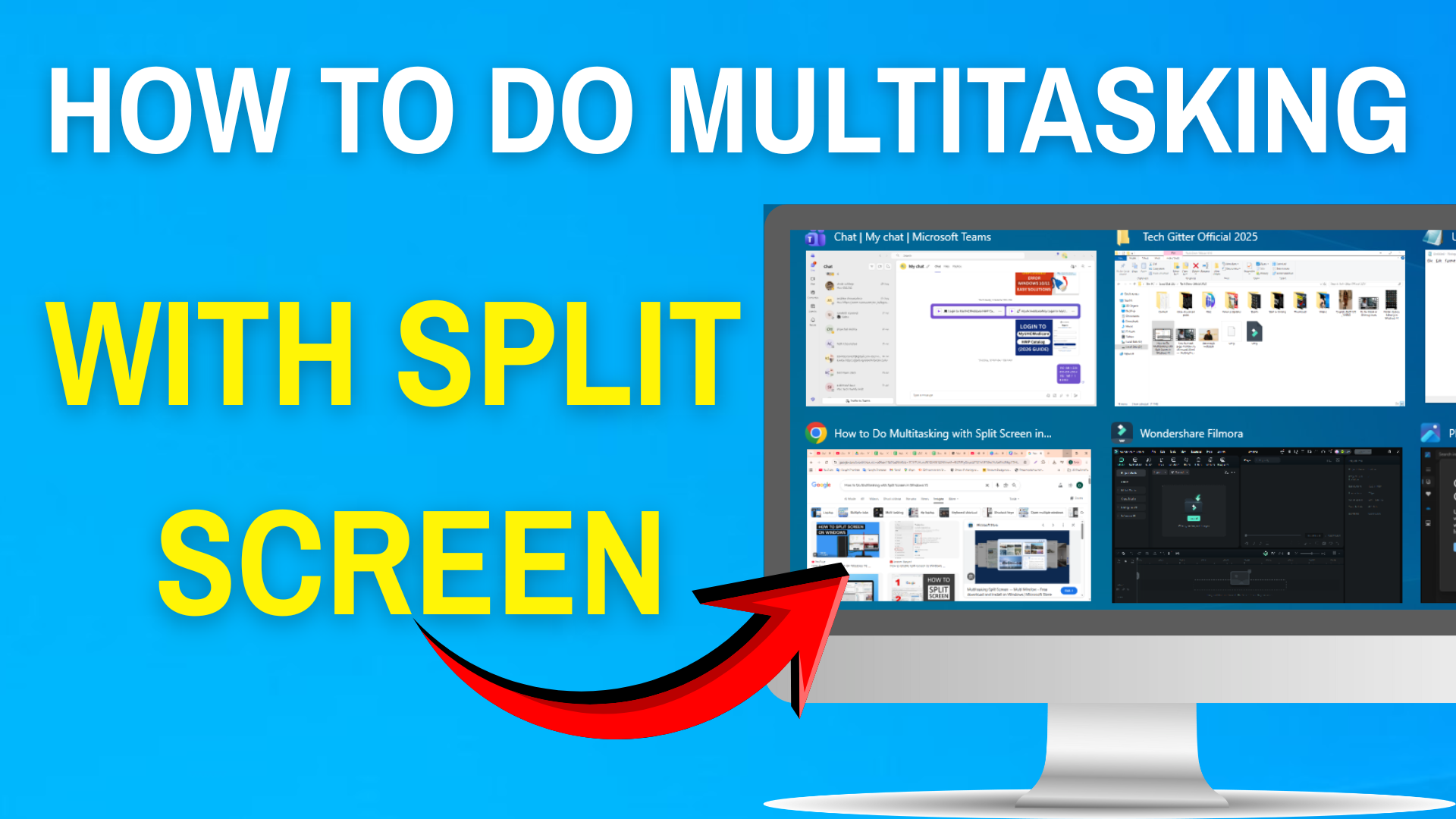 How to Do Multitasking with Split Screen in Windows 10
