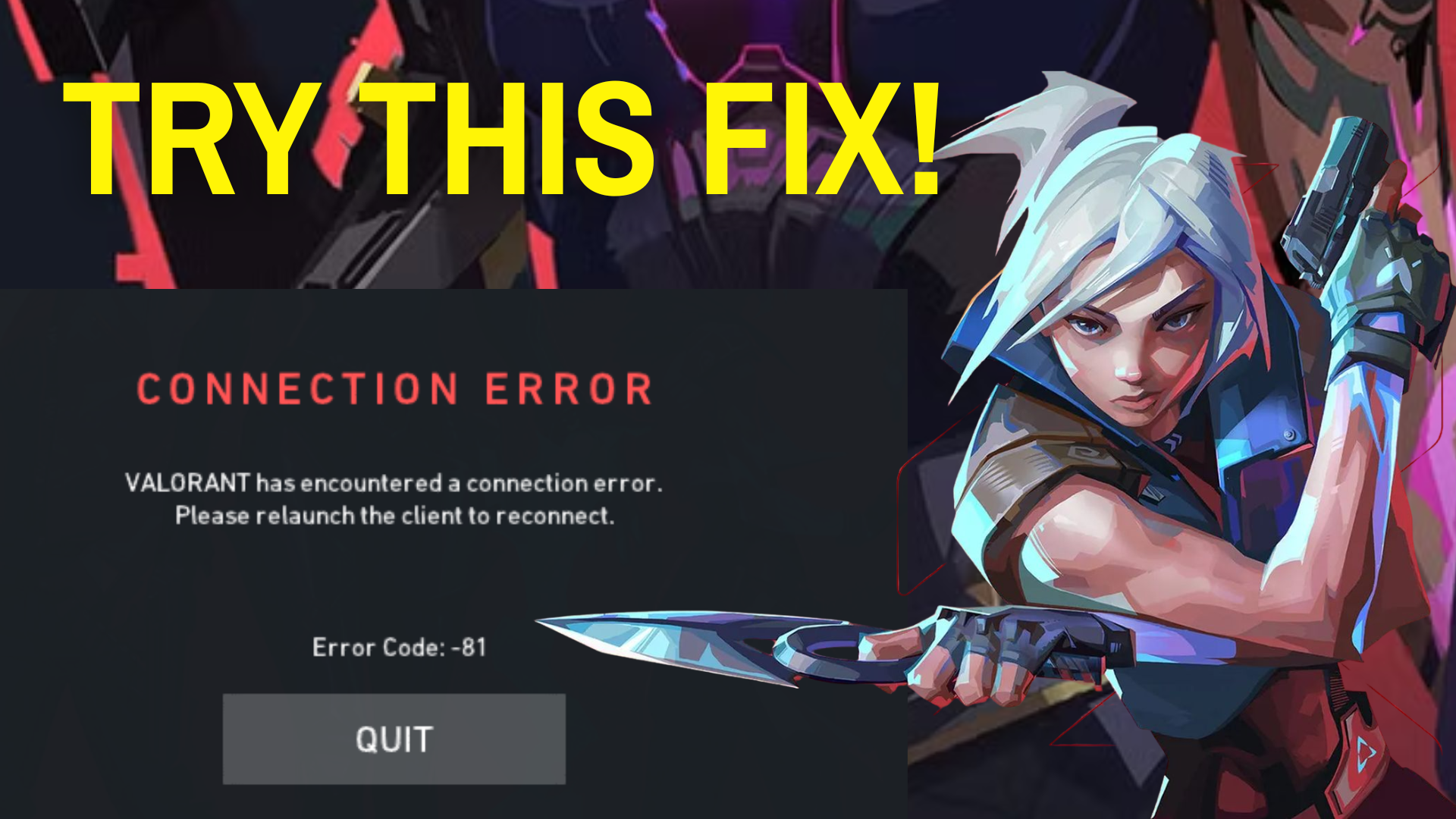 VAN-81 Connection Error in Valorant? Try This Fix!