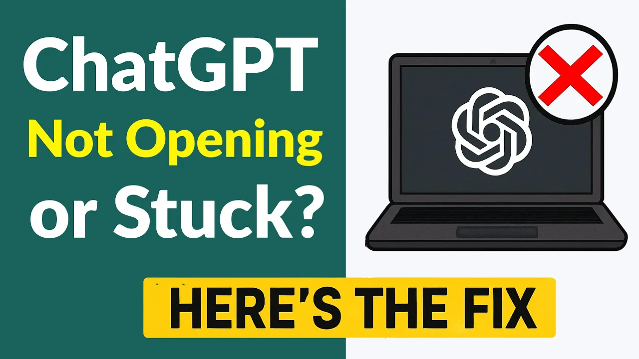 ChatGPT Not Opening or Stuck? Here’s the Fix