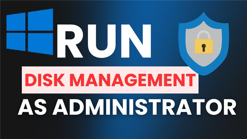 Disk Management Not Working? Open It as Admin!