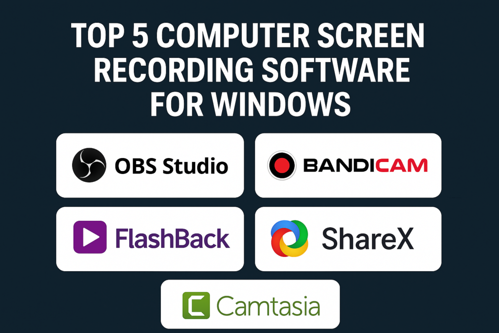 5 computer screen recording software