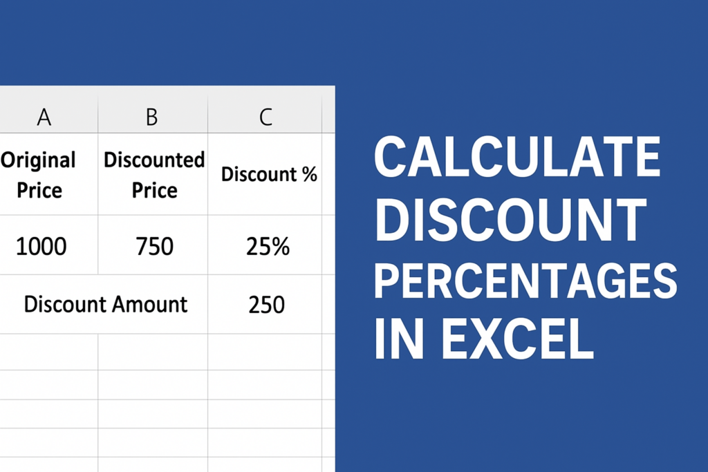 Calculate Discount Percentages