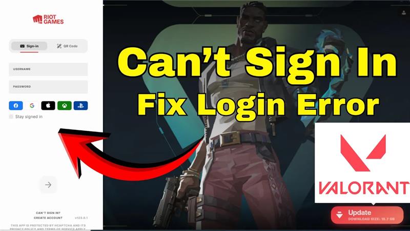 Can’t Sign In to VALORANT? Fix Login Error Instantly