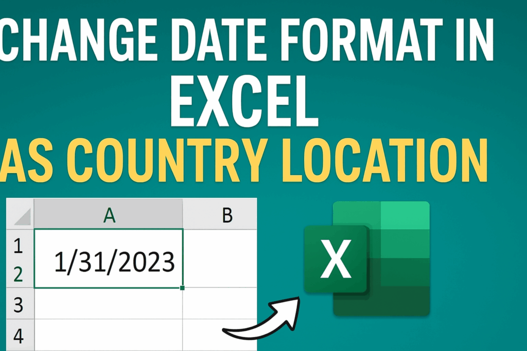 Change Date Format in Excel as Country Location
