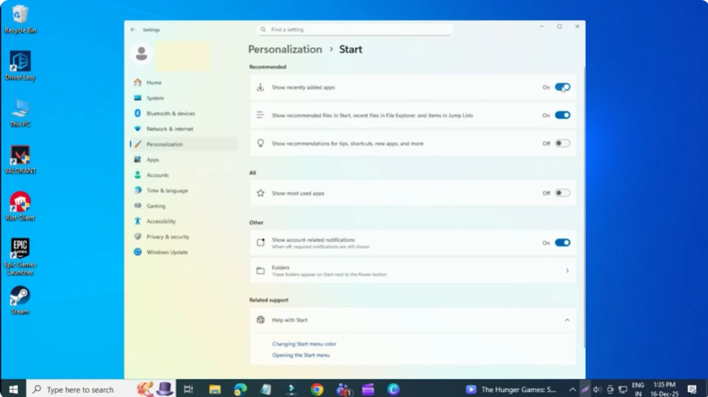 Clean and Customize the Start Menu