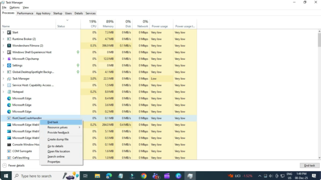 Close All Riot Processes