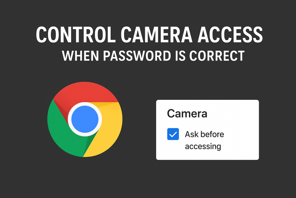 Control Camera Access in Google Chrome