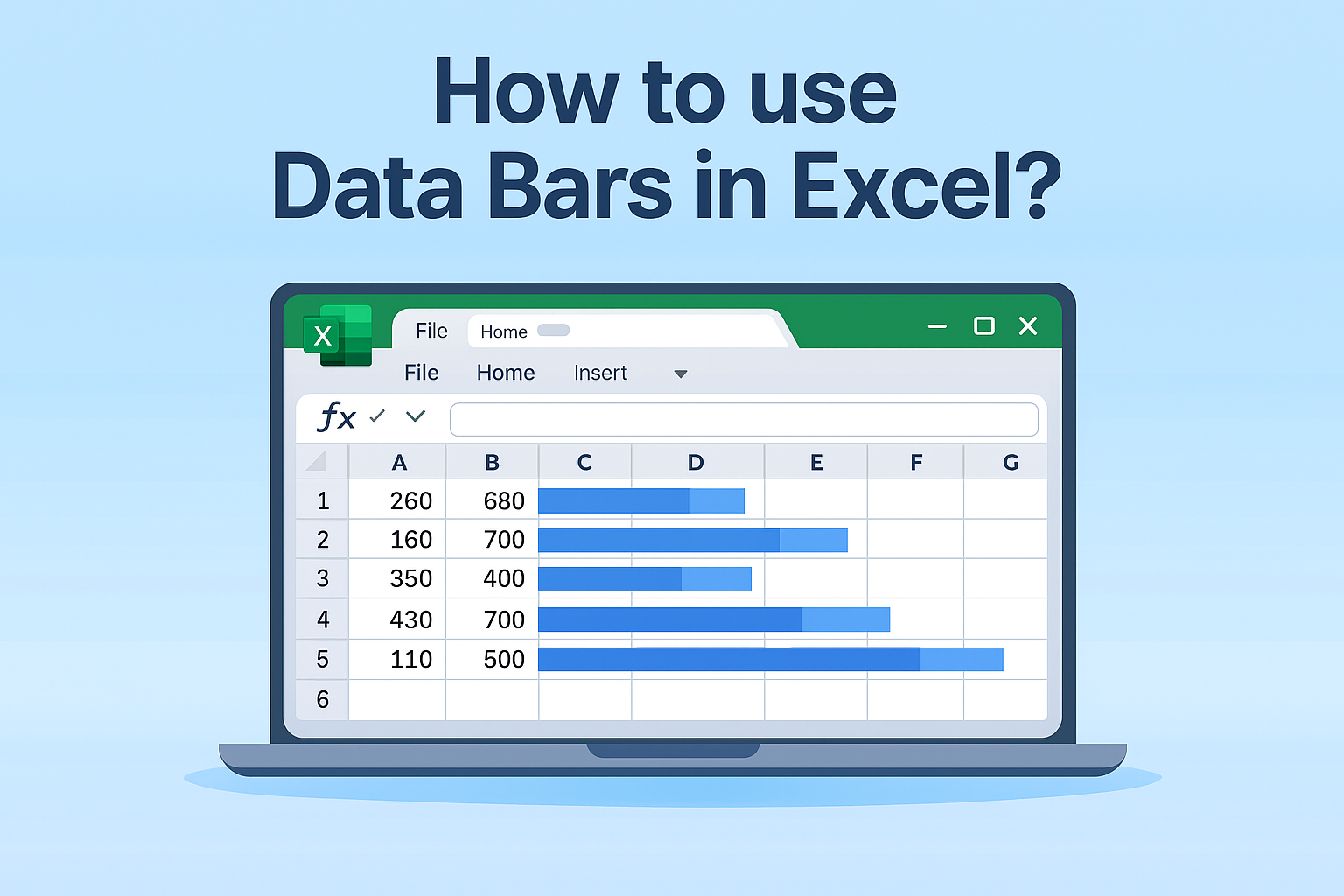 Data Bars in Excel
