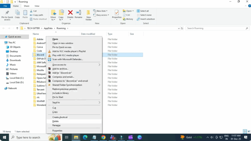 Delete old Discord files