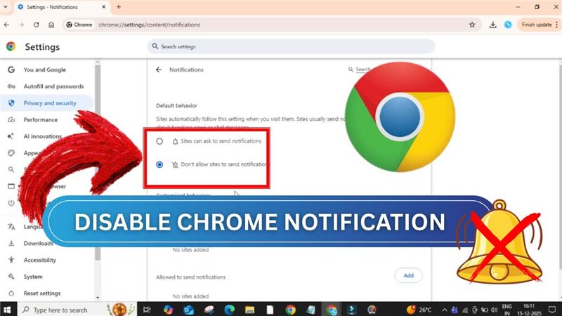 Disable Chrome Notifications on PC | Quick Guide