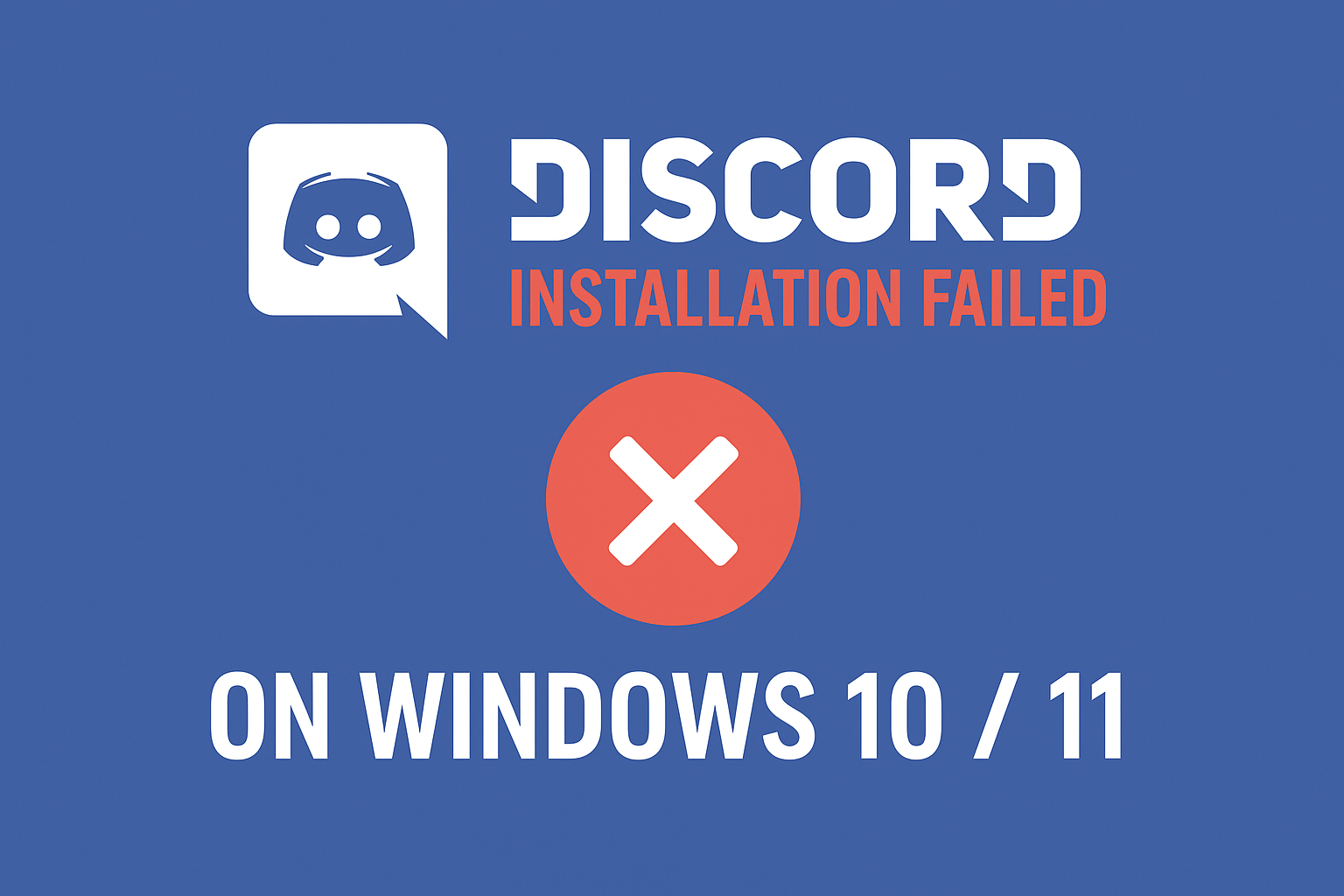 Discord Installation Failed