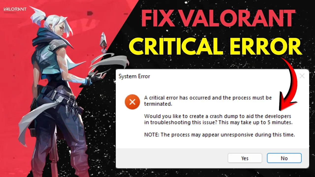 FIX Valorant “A Critical Error Has Occurred” Message