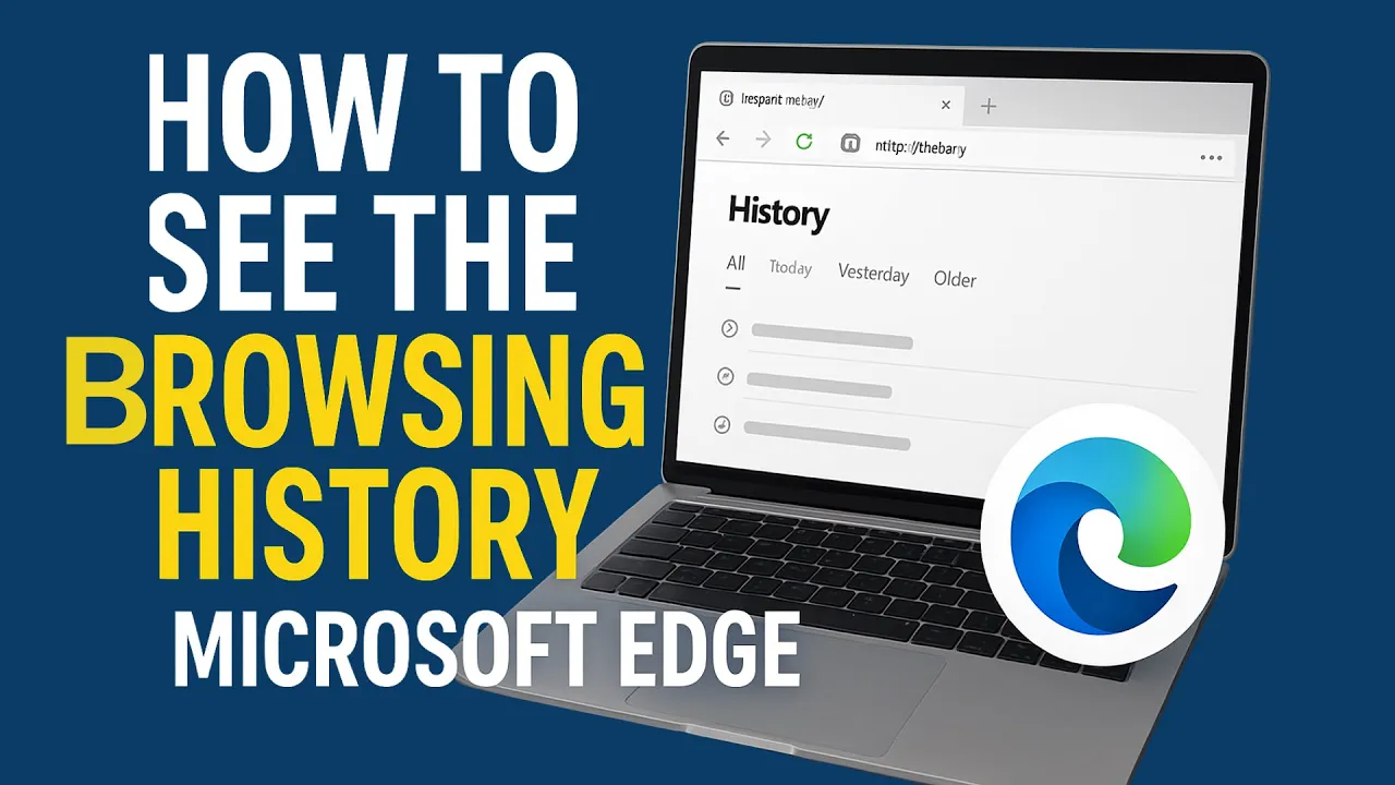 How To SEE The Browsing History in Microsoft Edge