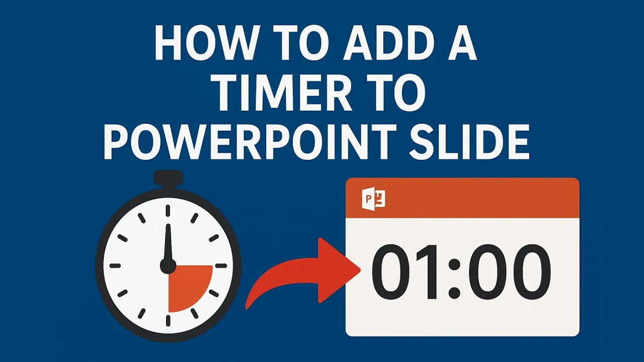 How to Add a timer to PowerPoint slide?