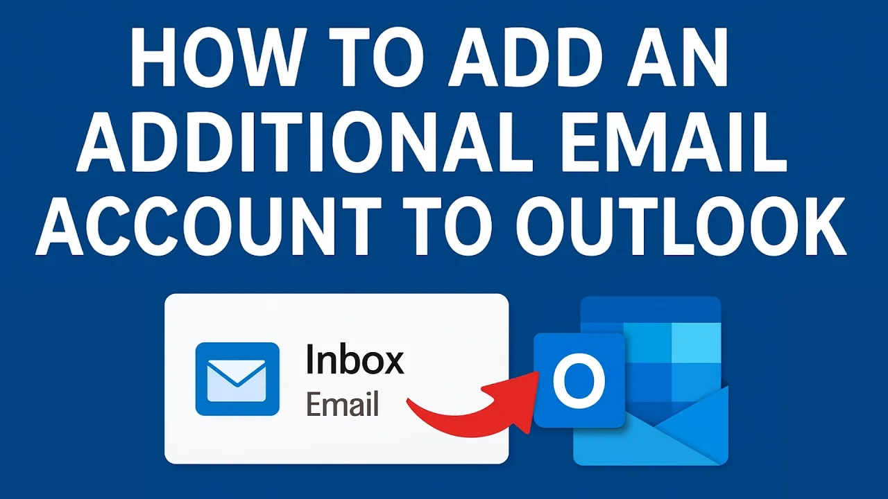 How to Add an Additional Email Account to Outlook