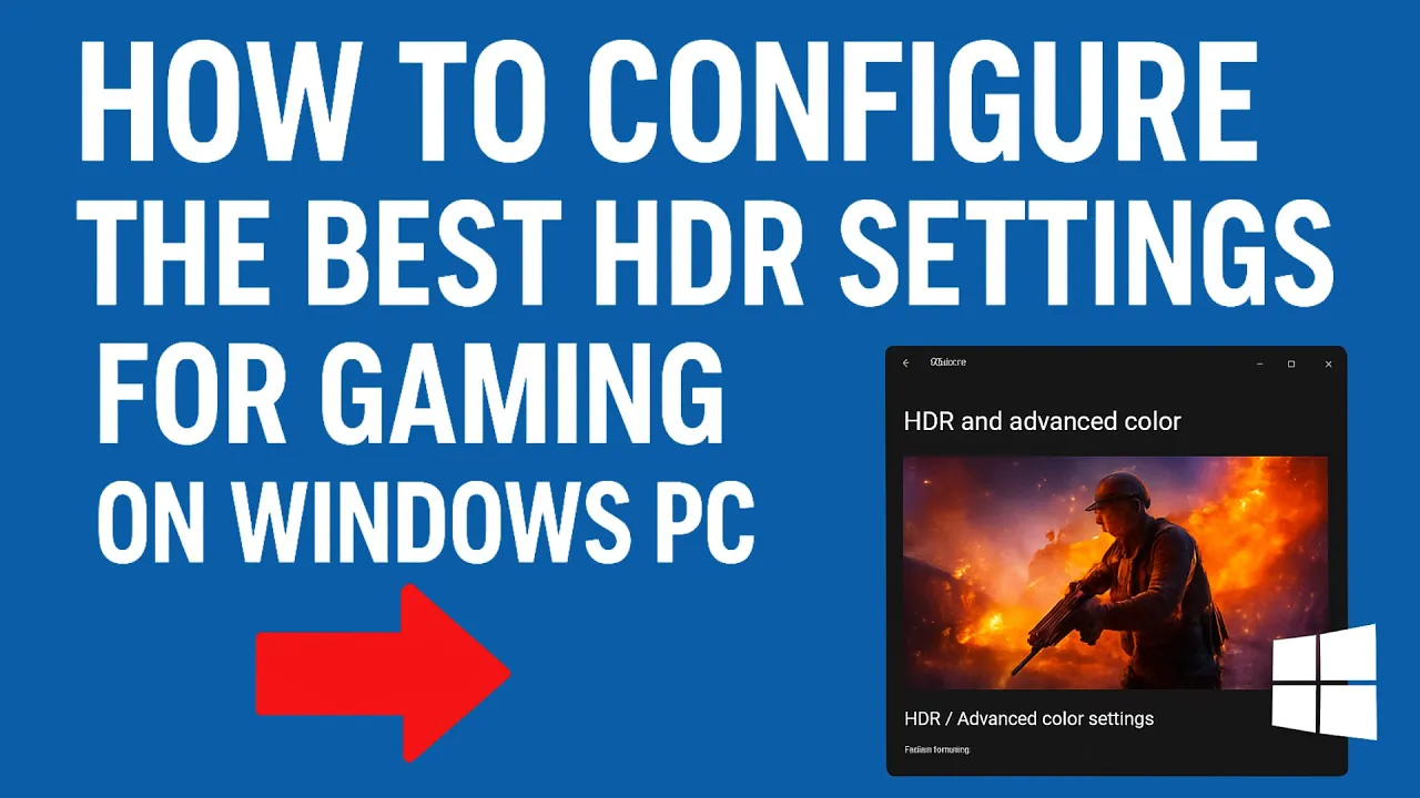 How to Configure the Best HDR Settings for Gaming on Windows PC