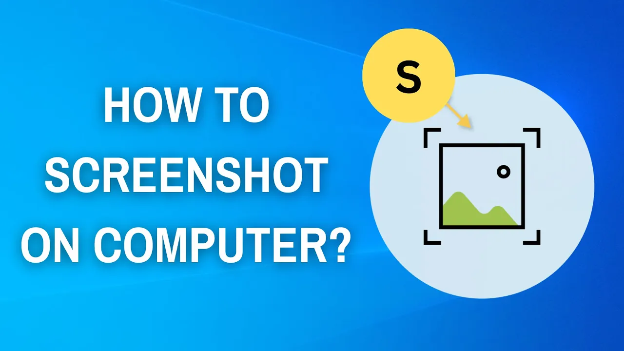 How to screenshot on computer?