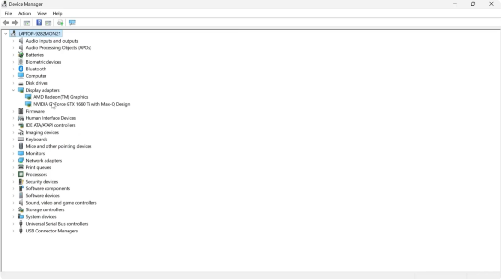 Nvidia graphics card