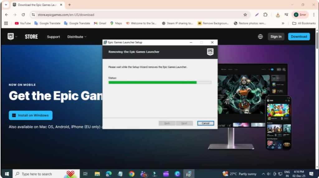 Remove and Repair the Installer