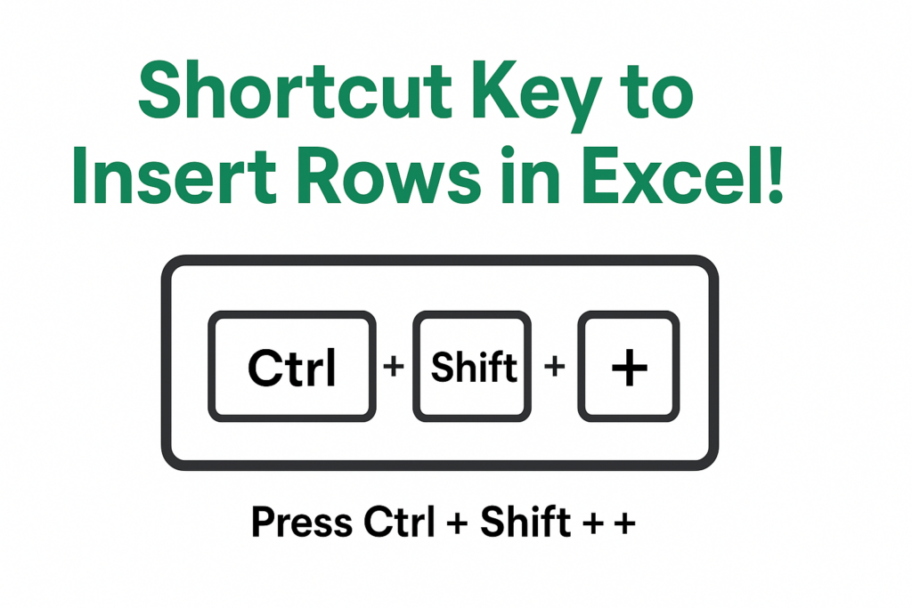 Shortcut Key to Insert Rows in Excel