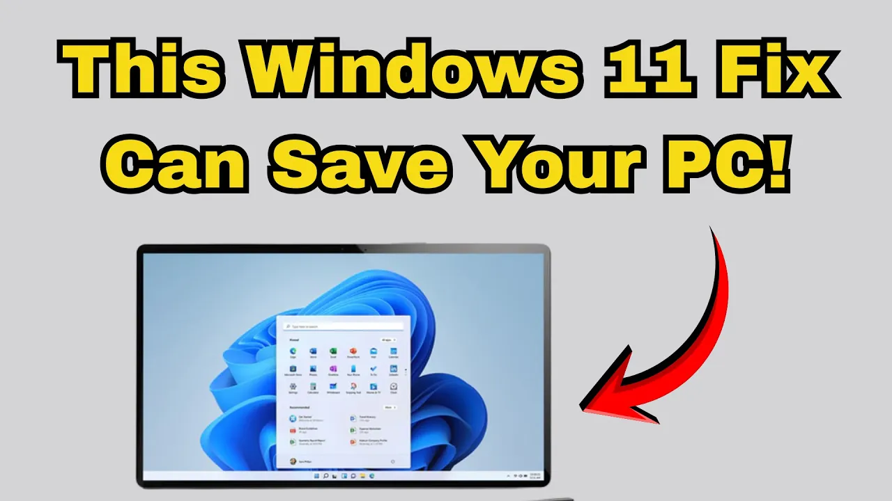This Windows 11 Fix Can Save Your PC!
