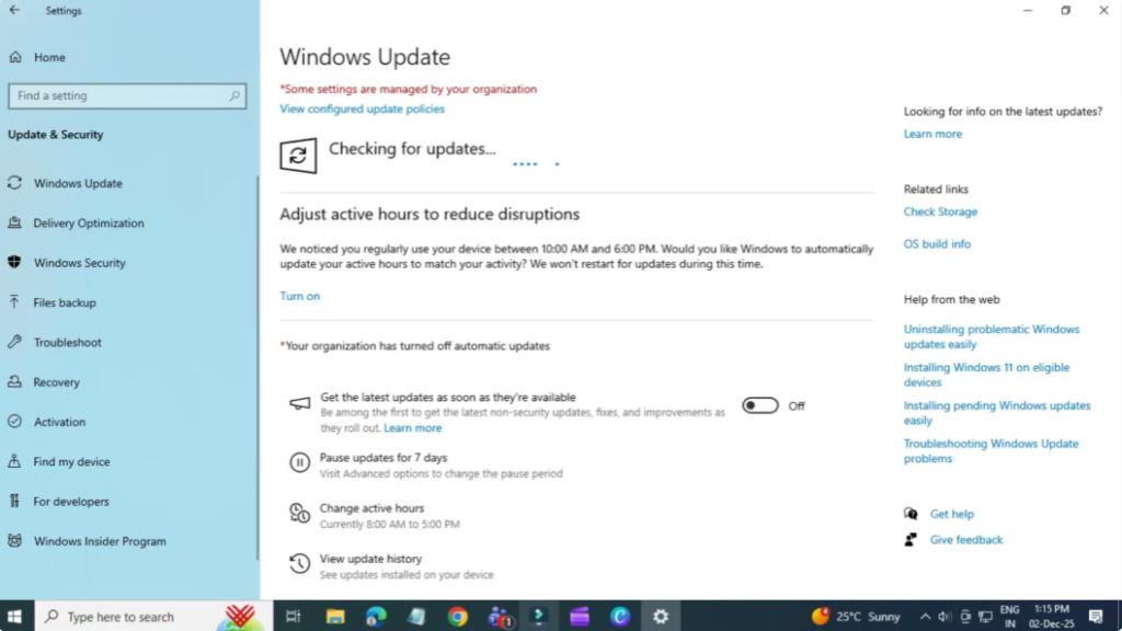 Update Windows and Reset Network