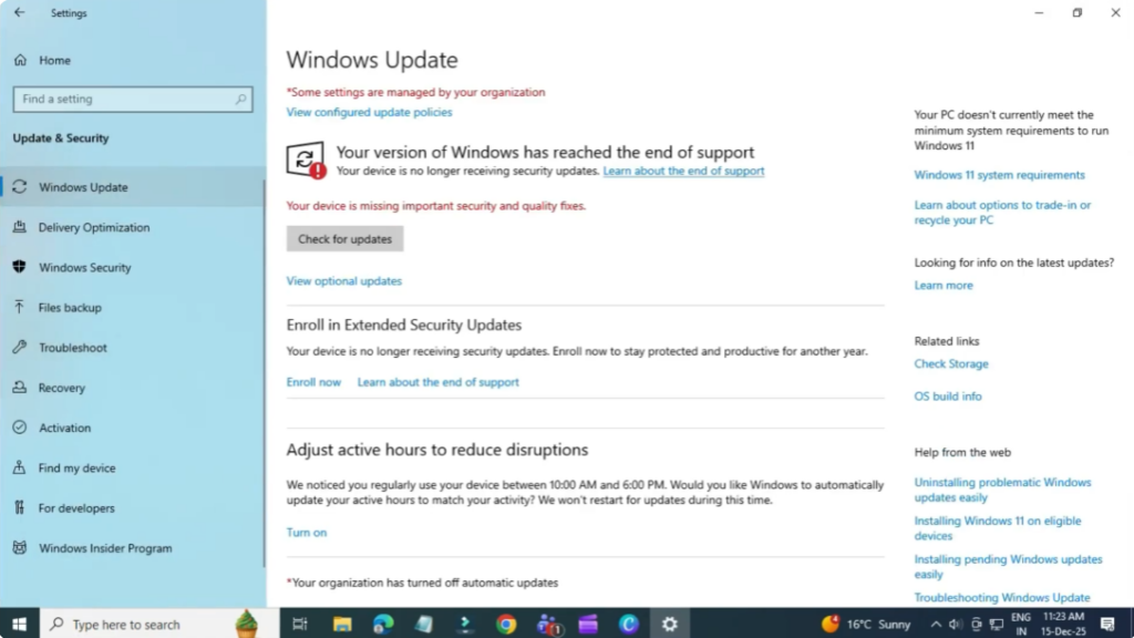 Update Windows to the Latest Version