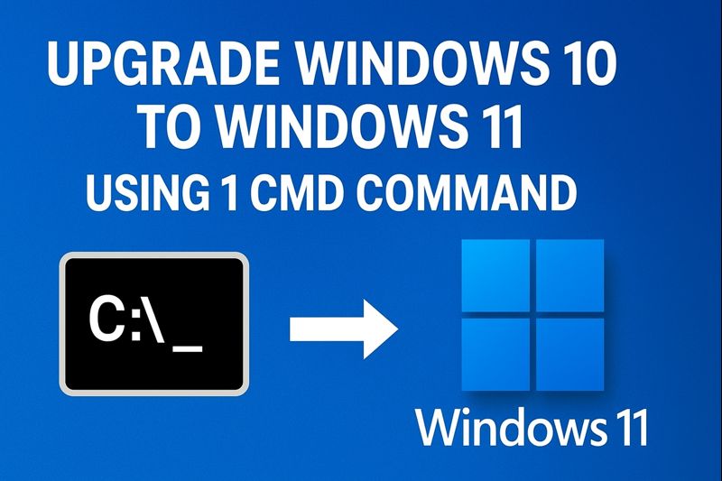 Upgrade Windows 10 to Windows 11 Using CMD