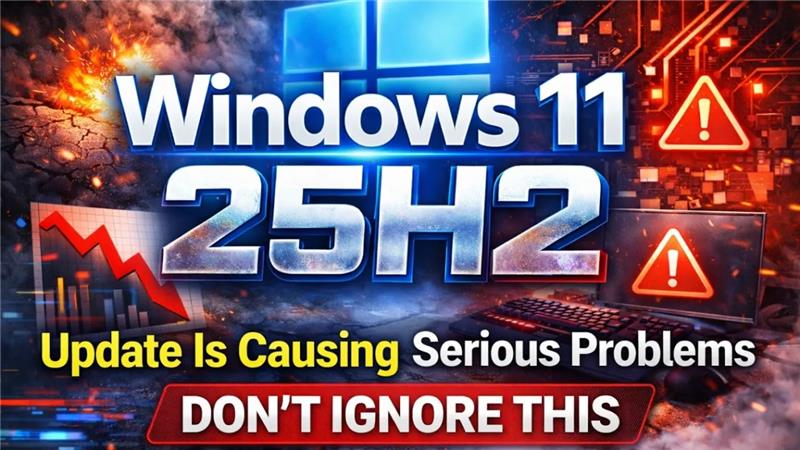 Windows 11 25H2 Update Is Causing Serious Problems – Don’t Ignore This