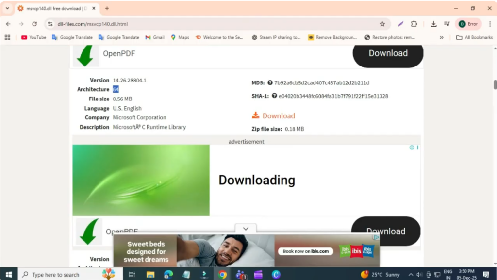 download the 64-bit file